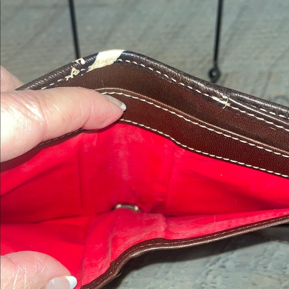 Dooney & Bourke Leather Giraffe Print Wallet - Picture 7 of 11